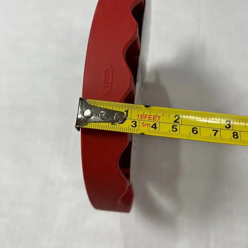 OXO Good Grips Silicone Pressure Cooker Rack Red Roasting Trivet NEW